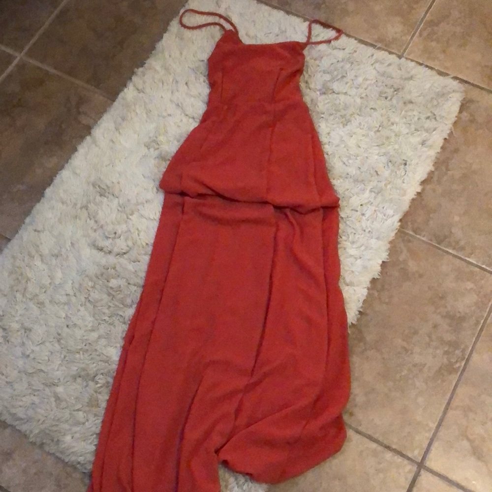 Orange Maxi Dress